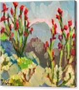 Ocotillo And Cholla - Living Desert Canvas Print