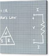 Ohm's Law Canvas Print