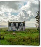 Old Farm House In Isle Of Skye Canvas Print