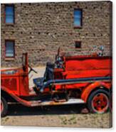 Old Fire Truck Goldfield Nevada Canvas Print