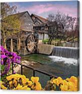 Old Mill At Pigeon Forge Ii Canvas Print