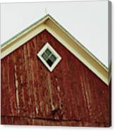 Old Red Barn Canvas Print