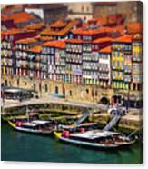 Old Ribeira Porto Canvas Print