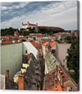 Old Town Of Bratislava City Canvas Print