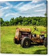 Old Tractor Canvas Print