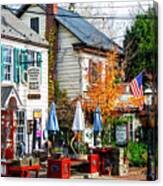 On Mechanic Street In New Hope Canvas Print