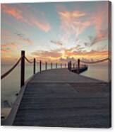 On Sandals Jetty Canvas Print