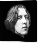 Oscar Wilde Close-up Portrait Canvas Print