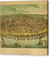 Our City, St. Louis Missouri 1859 Canvas Print