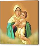 Our Lady Virgin Mary Refuge Of Sinners Catholic Saint Canvas Print