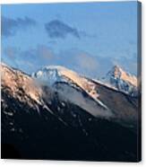 Over The Mountains - Canada Lilooet Mountains Canvas Print