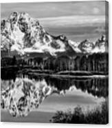 Oxbow Bend Grand Teton National Park Reflection Canvas Print