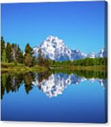 Oxbow Bend In The Morning Light,  Grand Teton Canvas Print