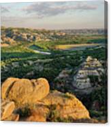 Oxbow Overlook - Theodore Roosevelt National Park North Unit Canvas Print