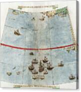 Pacific Ocean, 1587 Canvas Print
