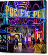 Pacific Park - On The Pier Canvas Print