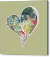 Painted Heart Canvas Print