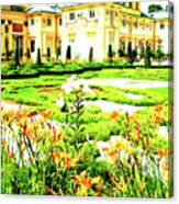 Palace In Wilanow In Warsaw, Poland 3 Canvas Print