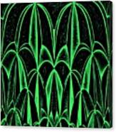 Palm Tree Green Canvas Print