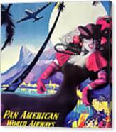 Pan Am Rio De Janeiro Carnival Travel 1939 Canvas Print