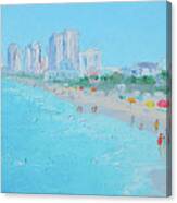Panama City Beach Impression Canvas Print