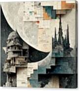 Paper Moon Canvas Print
