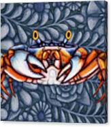 Patriot Crab Tapestry Canvas Print