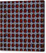 Patterned Red Canvas Print