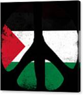 Peace For Palestine Canvas Print