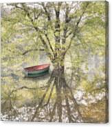 Peaceful River After The Country Rain Canvas Print