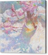 Peach Blossoms Canvas Print