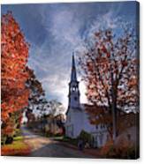 Peacham Vermont Congregational Church Canvas Print