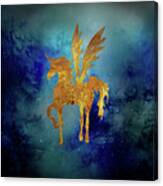 Pegasus In Space Canvas Print