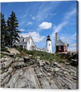 Pemaquid Point Lighthouse Maine Canvas Print