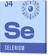 Periodic Element A - 34 Selenium Se Canvas Print