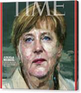 2015 Person Of The Year - Angela Merkel Canvas Print