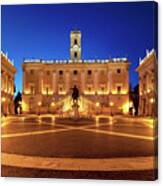 Piazza Campidoglio Canvas Print