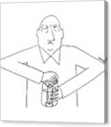 Pickle Jar Stand Off Canvas Print