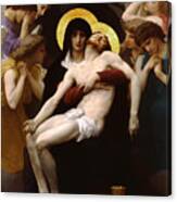 Pieta Virgin Mary And Jesus Canvas Print