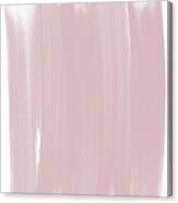 Pink Brushstrokes Minimalist Abstract Painting Canvas Print