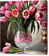 Pink Tulips Canvas Print