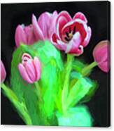 Pink Tulips Pink Impression X1043 Canvas Print