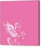 Pinked Out Pegasus Canvas Print