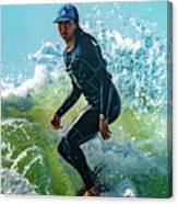 Playa Bruja Surfing Mazatlan Mexico Canvas Print