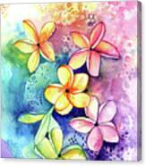 Plumeria Fun 2 Canvas Print