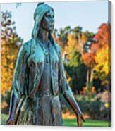 Pocahontas Statue At Jamestown Island Canvas Print