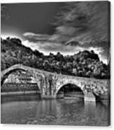 Ponte Della Maddalena Aka Devil's Bridge - Italy Canvas Print