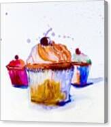 Popular Cupcake Canvas Print