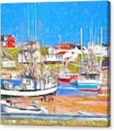 Port Au Choix Harbor Newfoundland Canvas Print