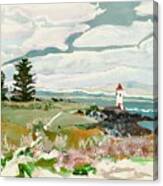 Port Fairy Light, Griffiths Island  Vic Canvas Print